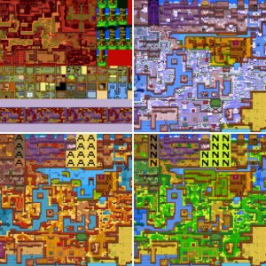 Video Game Level Maps
